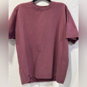 PacSun Men's Short Sleeve Crewneck Tee in Dusty Plum